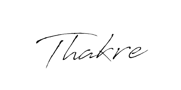 Thakre stylish signature style. Best Handwritten Sign (Antro_Vectra) for my name. Handwritten Signature Collection Ideas for my name Thakre. Thakre signature style 6 images and pictures png