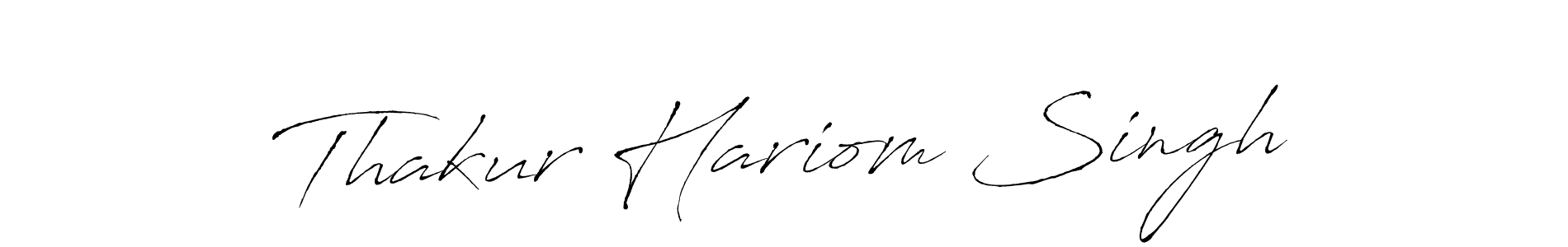 The best way (Antro_Vectra) to make a short signature is to pick only two or three words in your name. The name Thakur Hariom Singh include a total of six letters. For converting this name. Thakur Hariom Singh signature style 6 images and pictures png