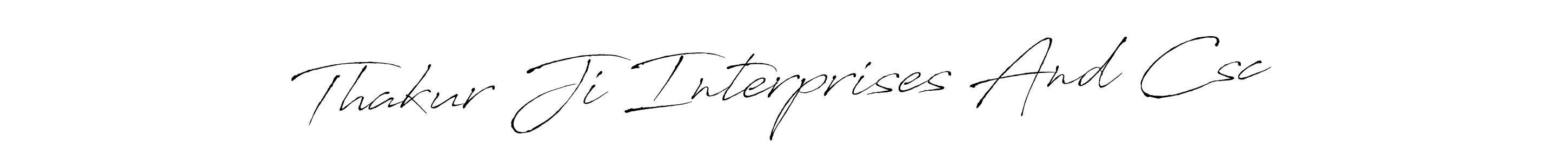 Once you've used our free online signature maker to create your best signature Antro_Vectra style, it's time to enjoy all of the benefits that Thakur Ji Interprises And Csc name signing documents. Thakur Ji Interprises And Csc signature style 6 images and pictures png