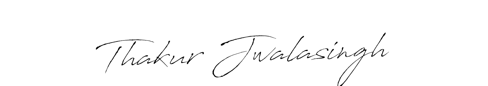 Design your own signature with our free online signature maker. With this signature software, you can create a handwritten (Antro_Vectra) signature for name Thakur Jwalasingh. Thakur Jwalasingh signature style 6 images and pictures png