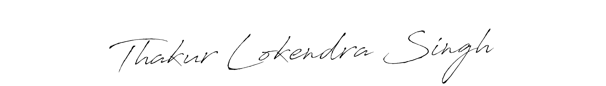 Thakur Lokendra Singh stylish signature style. Best Handwritten Sign (Antro_Vectra) for my name. Handwritten Signature Collection Ideas for my name Thakur Lokendra Singh. Thakur Lokendra Singh signature style 6 images and pictures png