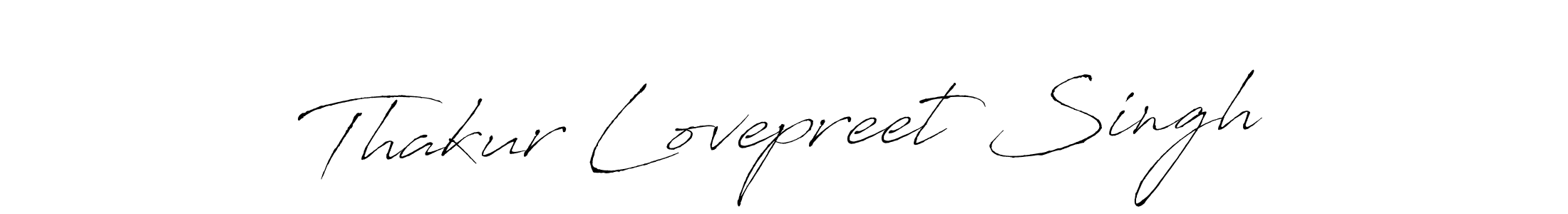 Also we have Thakur Lovepreet Singh name is the best signature style. Create professional handwritten signature collection using Antro_Vectra autograph style. Thakur Lovepreet Singh signature style 6 images and pictures png