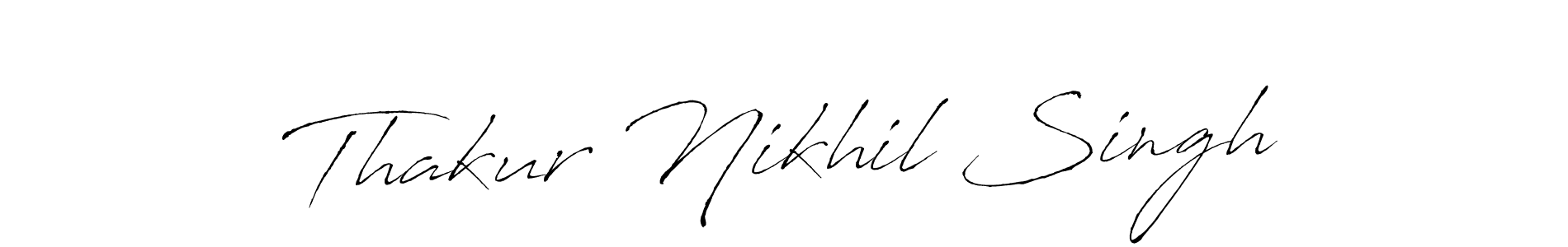 Use a signature maker to create a handwritten signature online. With this signature software, you can design (Antro_Vectra) your own signature for name Thakur Nikhil Singh. Thakur Nikhil Singh signature style 6 images and pictures png