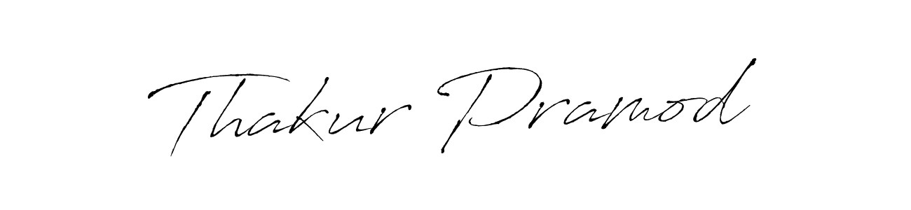 Make a beautiful signature design for name Thakur Pramod. With this signature (Antro_Vectra) style, you can create a handwritten signature for free. Thakur Pramod signature style 6 images and pictures png