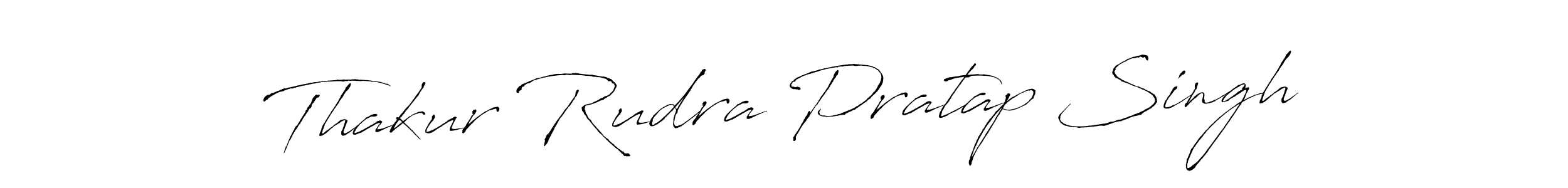 How to make Thakur Rudra Pratap Singh signature? Antro_Vectra is a professional autograph style. Create handwritten signature for Thakur Rudra Pratap Singh name. Thakur Rudra Pratap Singh signature style 6 images and pictures png