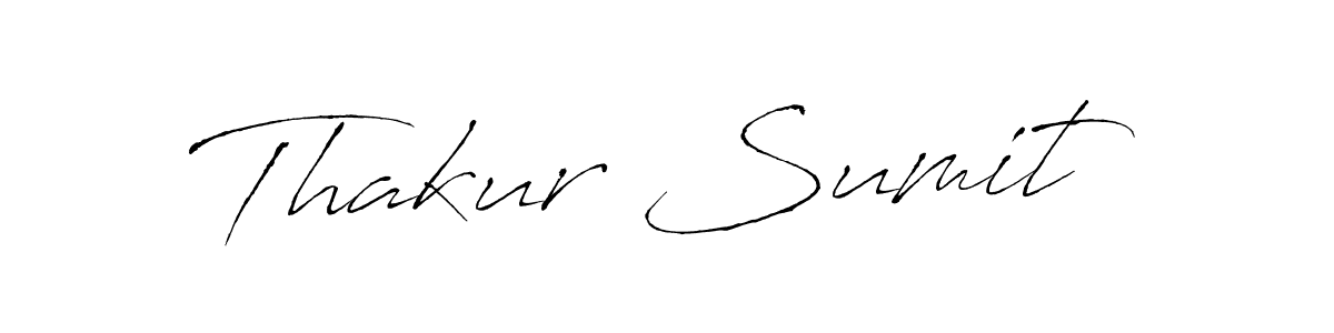 Use a signature maker to create a handwritten signature online. With this signature software, you can design (Antro_Vectra) your own signature for name Thakur Sumit. Thakur Sumit signature style 6 images and pictures png