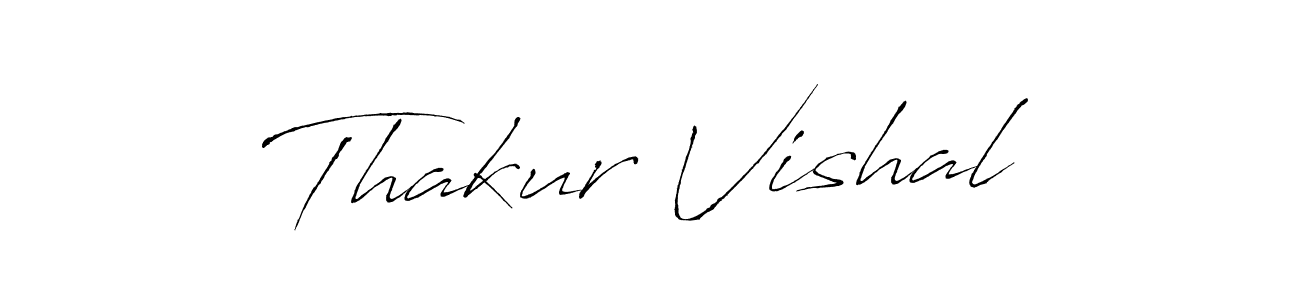 You should practise on your own different ways (Antro_Vectra) to write your name (Thakur Vishal) in signature. don't let someone else do it for you. Thakur Vishal signature style 6 images and pictures png