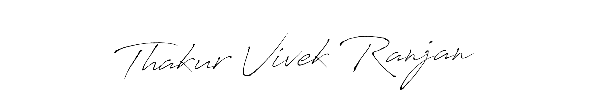 Design your own signature with our free online signature maker. With this signature software, you can create a handwritten (Antro_Vectra) signature for name Thakur Vivek Ranjan. Thakur Vivek Ranjan signature style 6 images and pictures png