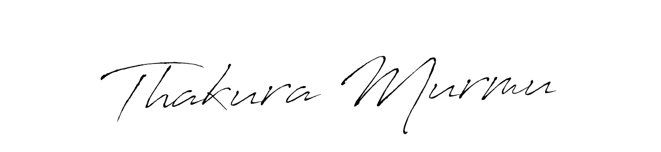 The best way (Antro_Vectra) to make a short signature is to pick only two or three words in your name. The name Thakura Murmu include a total of six letters. For converting this name. Thakura Murmu signature style 6 images and pictures png