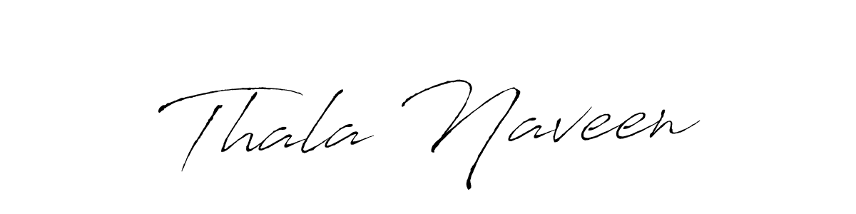 Use a signature maker to create a handwritten signature online. With this signature software, you can design (Antro_Vectra) your own signature for name Thala Naveen. Thala Naveen signature style 6 images and pictures png