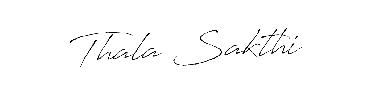 Make a beautiful signature design for name Thala Sakthi. Use this online signature maker to create a handwritten signature for free. Thala Sakthi signature style 6 images and pictures png