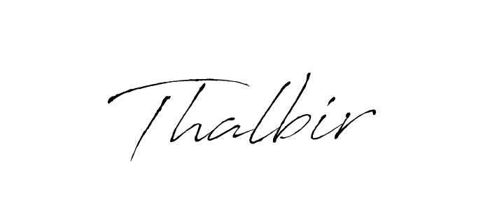 How to make Thalbir name signature. Use Antro_Vectra style for creating short signs online. This is the latest handwritten sign. Thalbir signature style 6 images and pictures png