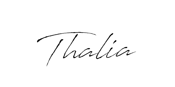 Make a beautiful signature design for name Thalia. With this signature (Antro_Vectra) style, you can create a handwritten signature for free. Thalia signature style 6 images and pictures png