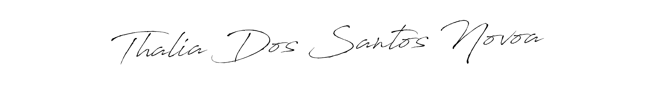 Design your own signature with our free online signature maker. With this signature software, you can create a handwritten (Antro_Vectra) signature for name Thalia Dos Santos Novoa. Thalia Dos Santos Novoa signature style 6 images and pictures png