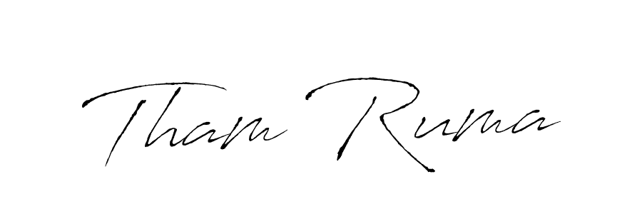 Similarly Antro_Vectra is the best handwritten signature design. Signature creator online .You can use it as an online autograph creator for name Tham Ruma. Tham Ruma signature style 6 images and pictures png