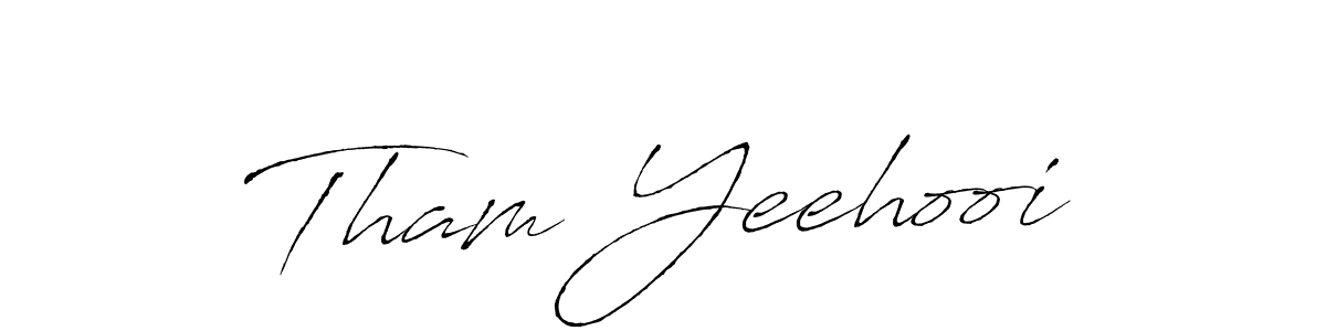 Also we have Tham Yeehooi name is the best signature style. Create professional handwritten signature collection using Antro_Vectra autograph style. Tham Yeehooi signature style 6 images and pictures png