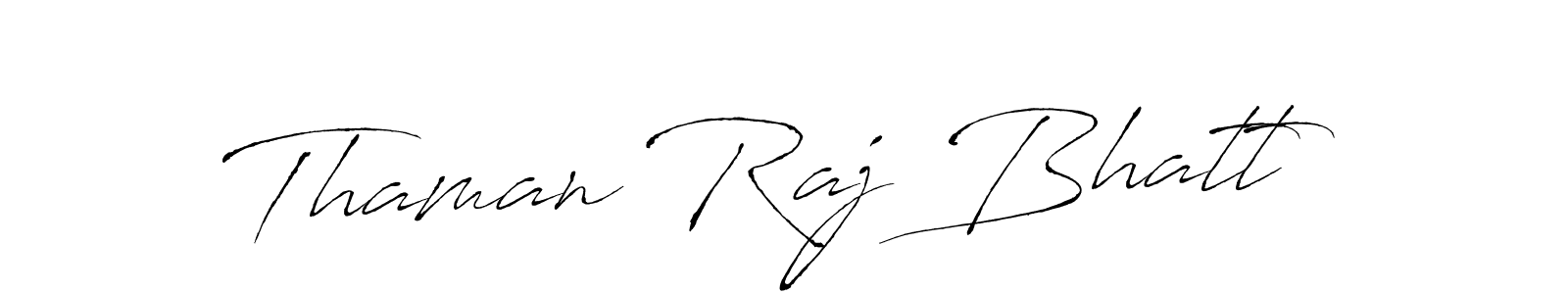 Make a beautiful signature design for name Thaman Raj Bhatt. Use this online signature maker to create a handwritten signature for free. Thaman Raj Bhatt signature style 6 images and pictures png