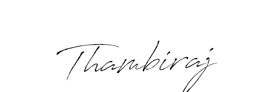 Design your own signature with our free online signature maker. With this signature software, you can create a handwritten (Antro_Vectra) signature for name Thambiraj. Thambiraj signature style 6 images and pictures png