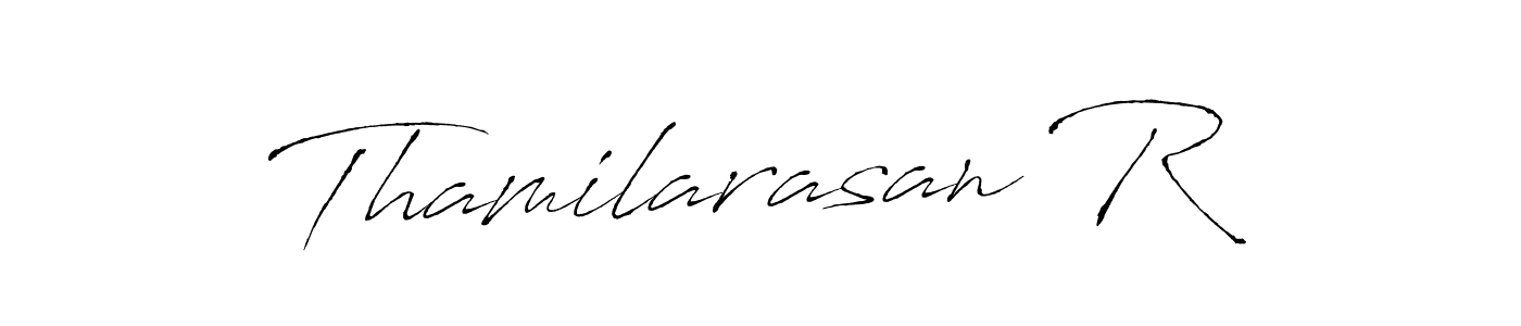 Antro_Vectra is a professional signature style that is perfect for those who want to add a touch of class to their signature. It is also a great choice for those who want to make their signature more unique. Get Thamilarasan R name to fancy signature for free. Thamilarasan R signature style 6 images and pictures png