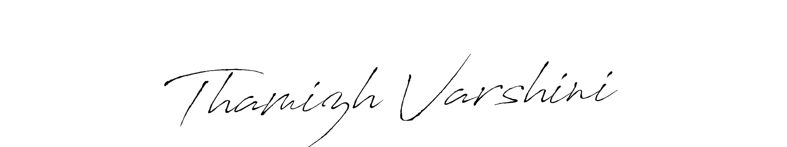 Also we have Thamizh Varshini name is the best signature style. Create professional handwritten signature collection using Antro_Vectra autograph style. Thamizh Varshini signature style 6 images and pictures png