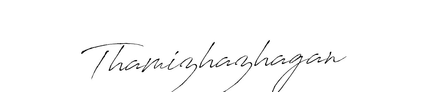 Use a signature maker to create a handwritten signature online. With this signature software, you can design (Antro_Vectra) your own signature for name Thamizhazhagan. Thamizhazhagan signature style 6 images and pictures png