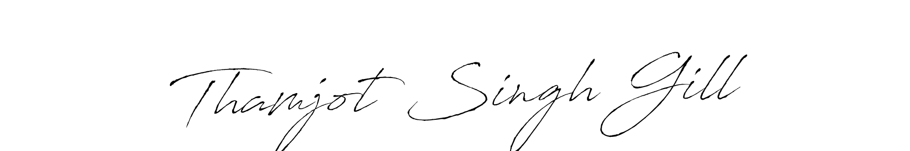 Also we have Thamjot Singh Gill name is the best signature style. Create professional handwritten signature collection using Antro_Vectra autograph style. Thamjot Singh Gill signature style 6 images and pictures png