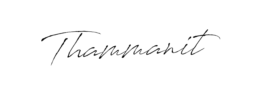 Create a beautiful signature design for name Thammanit. With this signature (Antro_Vectra) fonts, you can make a handwritten signature for free. Thammanit signature style 6 images and pictures png