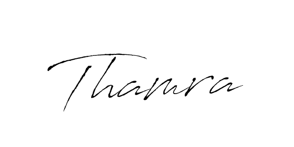 How to make Thamra name signature. Use Antro_Vectra style for creating short signs online. This is the latest handwritten sign. Thamra signature style 6 images and pictures png