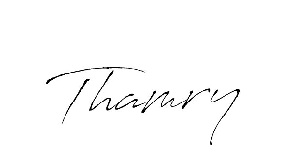 if you are searching for the best signature style for your name Thamry. so please give up your signature search. here we have designed multiple signature styles  using Antro_Vectra. Thamry signature style 6 images and pictures png