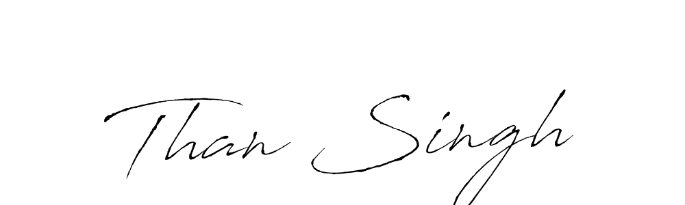 Than Singh stylish signature style. Best Handwritten Sign (Antro_Vectra) for my name. Handwritten Signature Collection Ideas for my name Than Singh. Than Singh signature style 6 images and pictures png