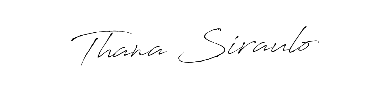 Similarly Antro_Vectra is the best handwritten signature design. Signature creator online .You can use it as an online autograph creator for name Thana Siraulo. Thana Siraulo signature style 6 images and pictures png