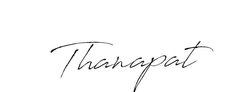 Make a beautiful signature design for name Thanapat. With this signature (Antro_Vectra) style, you can create a handwritten signature for free. Thanapat signature style 6 images and pictures png