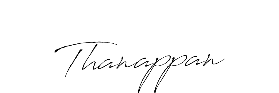 You should practise on your own different ways (Antro_Vectra) to write your name (Thanappan) in signature. don't let someone else do it for you. Thanappan signature style 6 images and pictures png