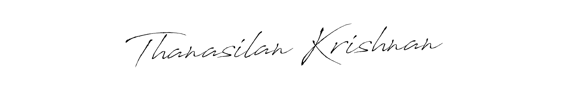 Design your own signature with our free online signature maker. With this signature software, you can create a handwritten (Antro_Vectra) signature for name Thanasilan Krishnan. Thanasilan Krishnan signature style 6 images and pictures png