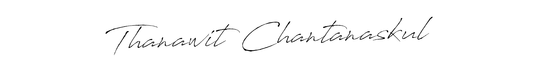 Make a beautiful signature design for name Thanawit Chantanaskul. With this signature (Antro_Vectra) style, you can create a handwritten signature for free. Thanawit Chantanaskul signature style 6 images and pictures png