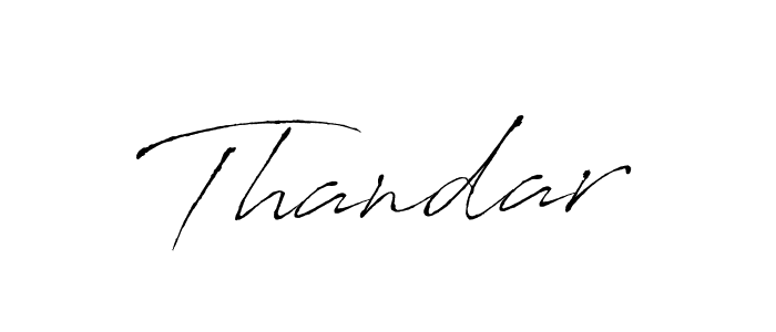 Create a beautiful signature design for name Thandar. With this signature (Antro_Vectra) fonts, you can make a handwritten signature for free. Thandar signature style 6 images and pictures png