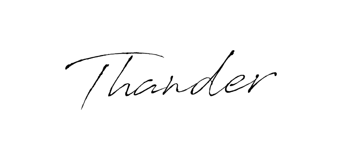 You should practise on your own different ways (Antro_Vectra) to write your name (Thander) in signature. don't let someone else do it for you. Thander signature style 6 images and pictures png