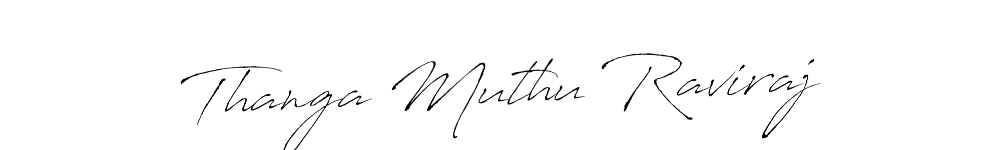 It looks lik you need a new signature style for name Thanga Muthu Raviraj. Design unique handwritten (Antro_Vectra) signature with our free signature maker in just a few clicks. Thanga Muthu Raviraj signature style 6 images and pictures png