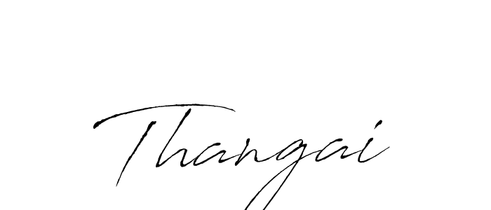 You should practise on your own different ways (Antro_Vectra) to write your name (Thangai) in signature. don't let someone else do it for you. Thangai signature style 6 images and pictures png