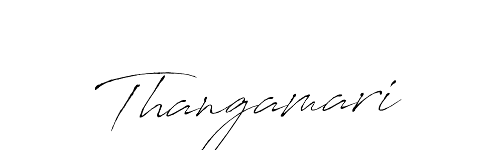 Create a beautiful signature design for name Thangamari. With this signature (Antro_Vectra) fonts, you can make a handwritten signature for free. Thangamari signature style 6 images and pictures png
