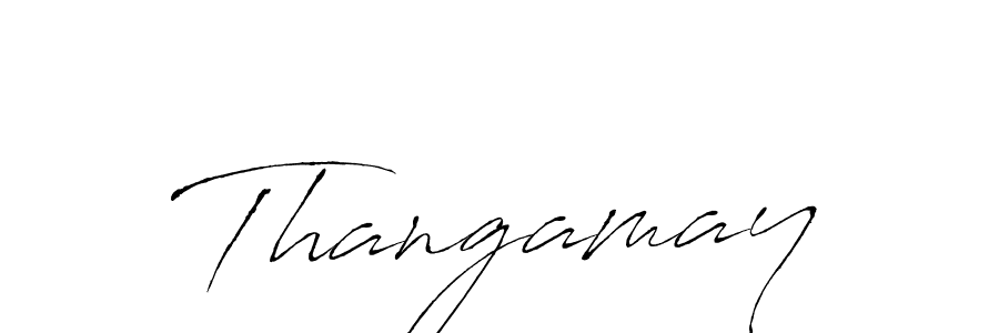 Antro_Vectra is a professional signature style that is perfect for those who want to add a touch of class to their signature. It is also a great choice for those who want to make their signature more unique. Get Thangamay name to fancy signature for free. Thangamay signature style 6 images and pictures png