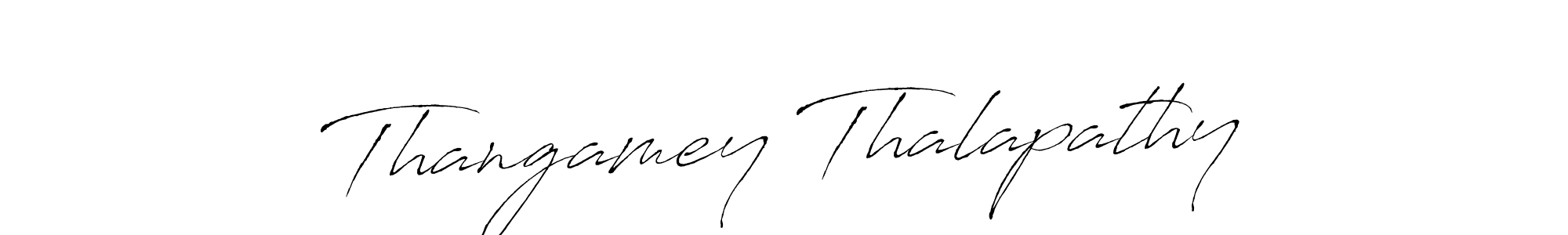 Design your own signature with our free online signature maker. With this signature software, you can create a handwritten (Antro_Vectra) signature for name Thangamey Thalapathy. Thangamey Thalapathy signature style 6 images and pictures png
