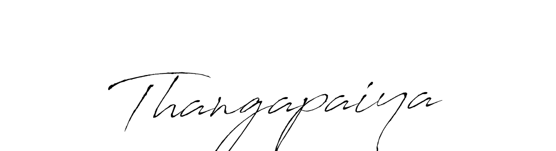 How to make Thangapaiya name signature. Use Antro_Vectra style for creating short signs online. This is the latest handwritten sign. Thangapaiya signature style 6 images and pictures png