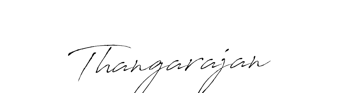 Create a beautiful signature design for name Thangarajan. With this signature (Antro_Vectra) fonts, you can make a handwritten signature for free. Thangarajan signature style 6 images and pictures png