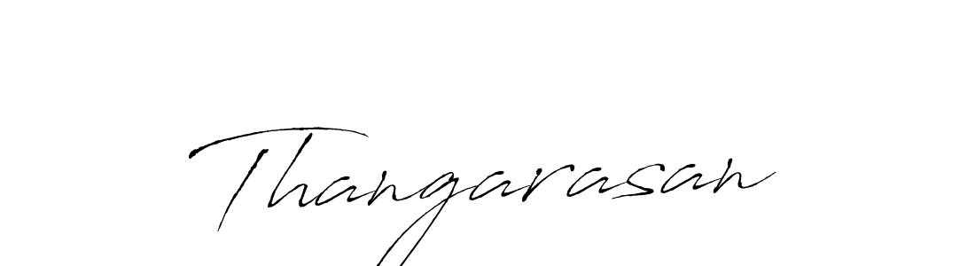 Design your own signature with our free online signature maker. With this signature software, you can create a handwritten (Antro_Vectra) signature for name Thangarasan. Thangarasan signature style 6 images and pictures png