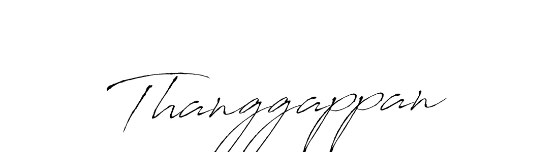 You should practise on your own different ways (Antro_Vectra) to write your name (Thanggappan) in signature. don't let someone else do it for you. Thanggappan signature style 6 images and pictures png