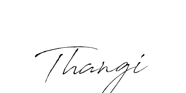 How to make Thangi name signature. Use Antro_Vectra style for creating short signs online. This is the latest handwritten sign. Thangi signature style 6 images and pictures png