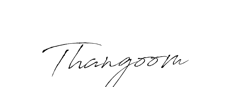 Create a beautiful signature design for name Thangoom. With this signature (Antro_Vectra) fonts, you can make a handwritten signature for free. Thangoom signature style 6 images and pictures png