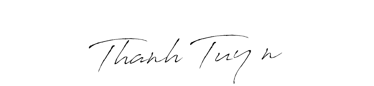 Antro_Vectra is a professional signature style that is perfect for those who want to add a touch of class to their signature. It is also a great choice for those who want to make their signature more unique. Get Thanh Tuyền name to fancy signature for free. Thanh Tuyền signature style 6 images and pictures png