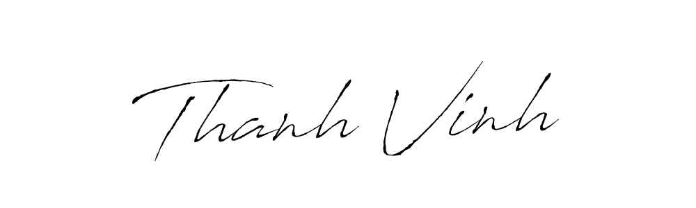 Create a beautiful signature design for name Thanh Vinh. With this signature (Antro_Vectra) fonts, you can make a handwritten signature for free. Thanh Vinh signature style 6 images and pictures png